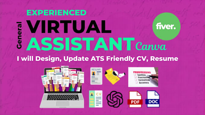 write, update professional ats friendly CV, resume, cover letter