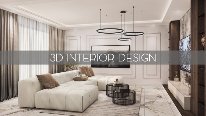 Create photorealistic 3d interior design for your house by ...
