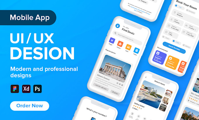 Create mobile app ui design or web app ui ux design in figma by Ritik ...
