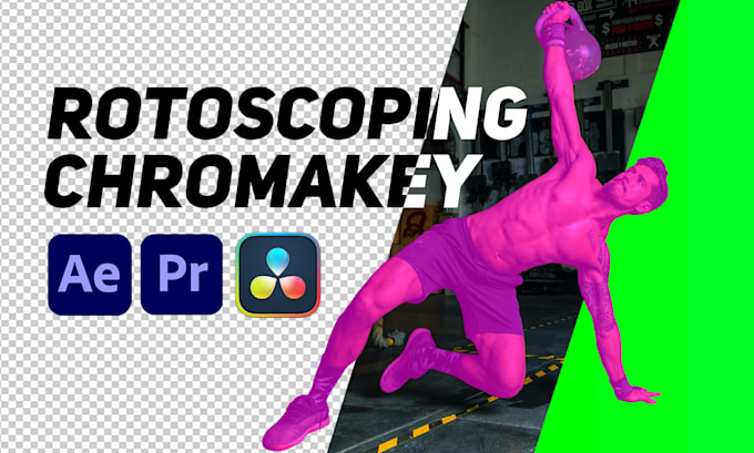 do rotoscoping and chroma keying your video
