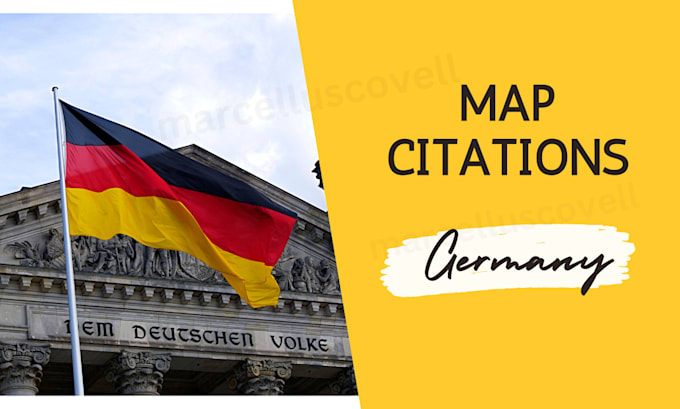 create high quality german business map citations