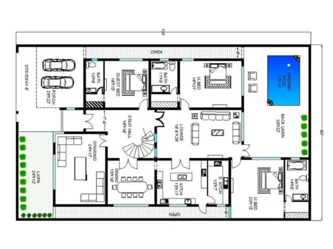 Do House Plans Drawing Architectural Drawings Autocad 2d Floor Plan do-house-plans-drawing-architectural-drawings-autocad-2d-floor-plan