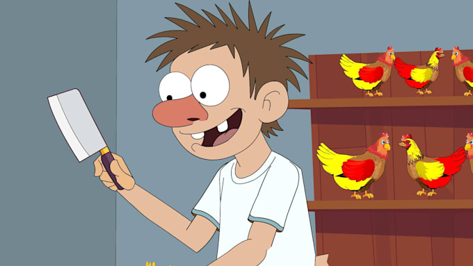 make 2d cartoon animation video in adobe animate