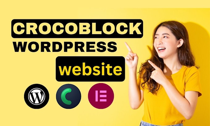 do create wordpress website with crocoblock elementor pro,jet engine