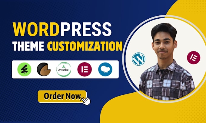 do wordpress theme customization or setup theme, demo import, and fix issues