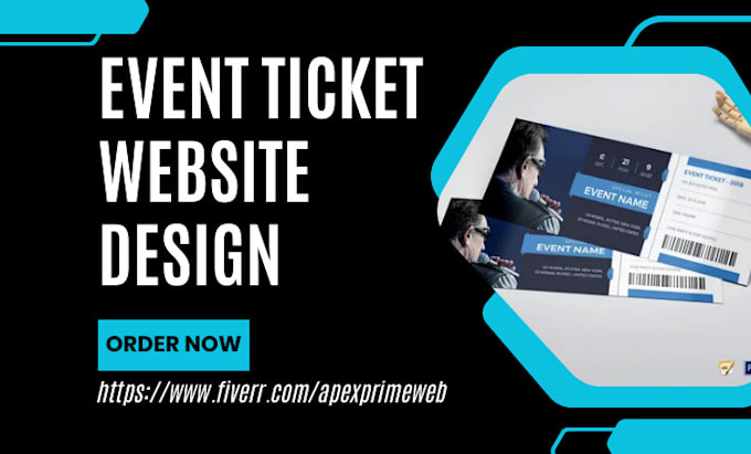 Design a beautiful event ticket website online booking event management ...