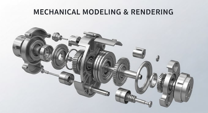 3d product design to manufacturing, mechanical models,rendering on solidworks