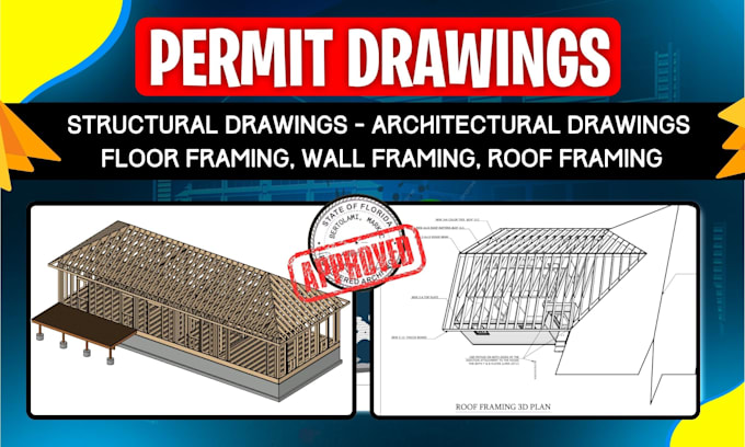 do permit drawings, architectural, structural and mep drawings for city permit