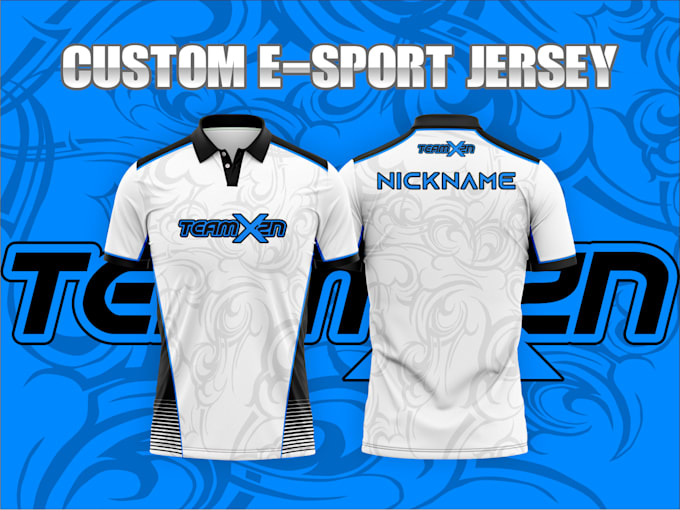 crea un design personalizzato per la maglia eSport