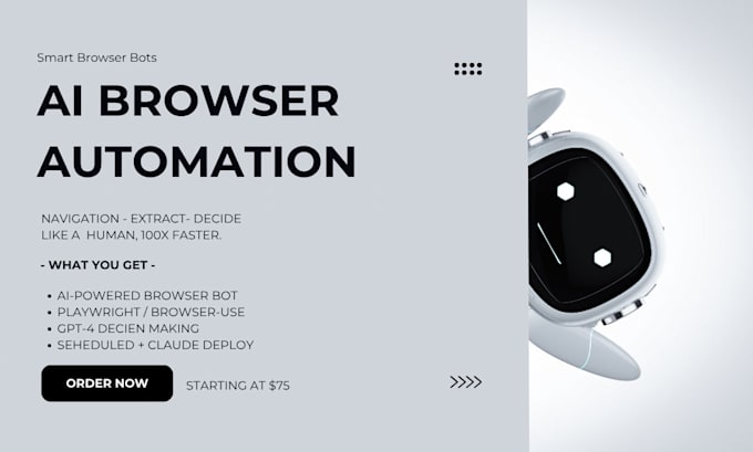 build ai browser automation bots for web tasks and scraping