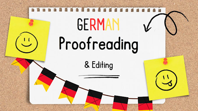 professionally proofread and edit your german text
