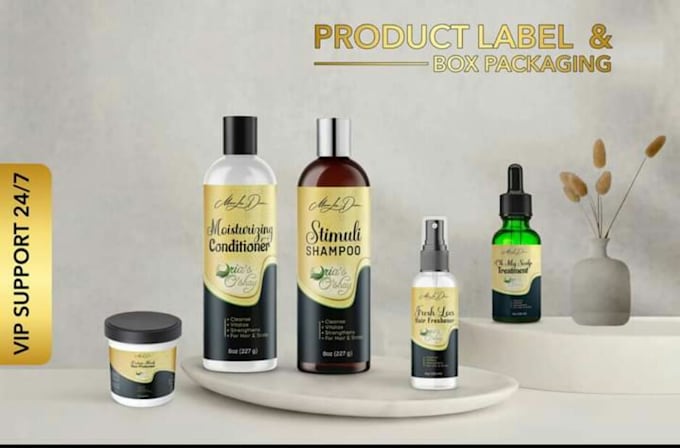 do product label design and supplement label design