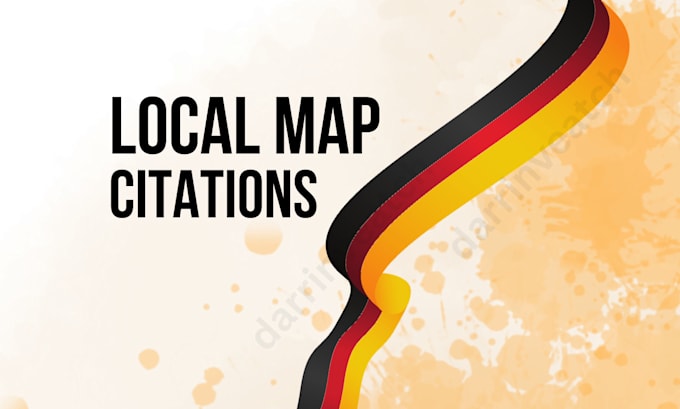 do german map citations for local SEO improvement