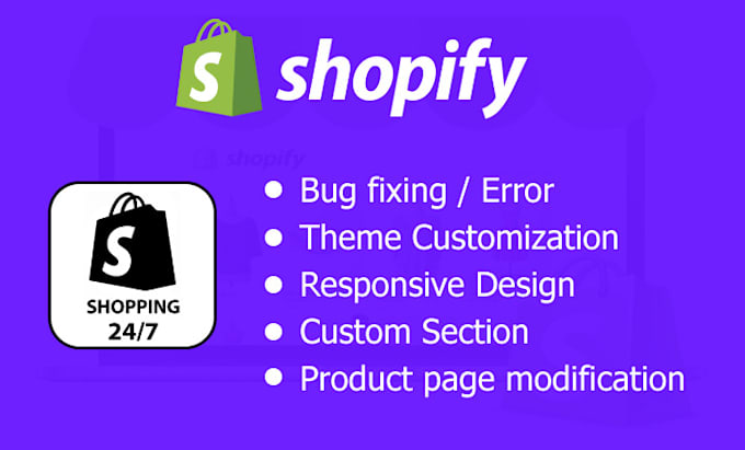 fix shopify bug and shopify customization