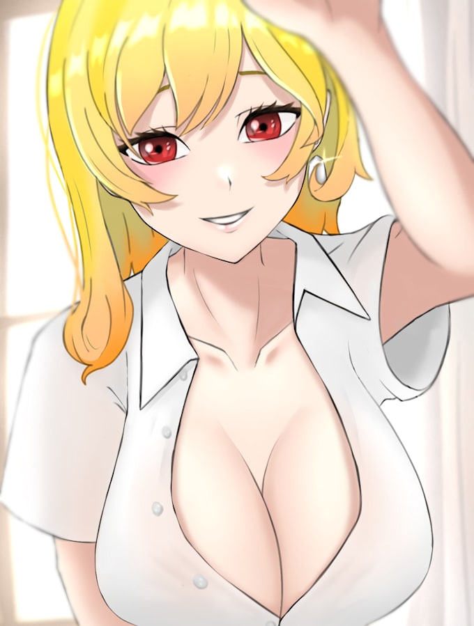 draw colored anime style illustration for you