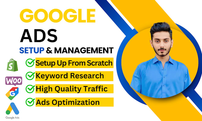 setup your google ads adwords PPC campaigns, ads specialist