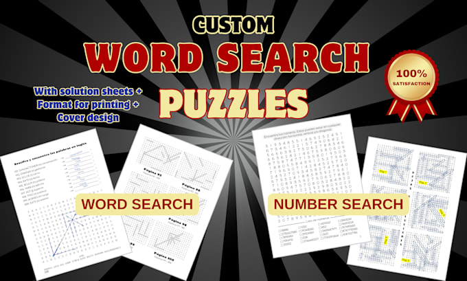create a custom word search puzzle book for KDP