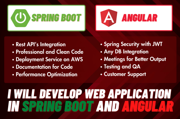 Angular spring boot integration clearance