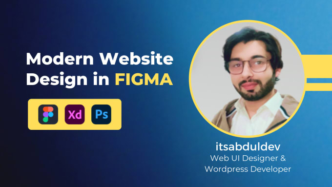 Do figma website design, website mockup, website ui design, figma ...