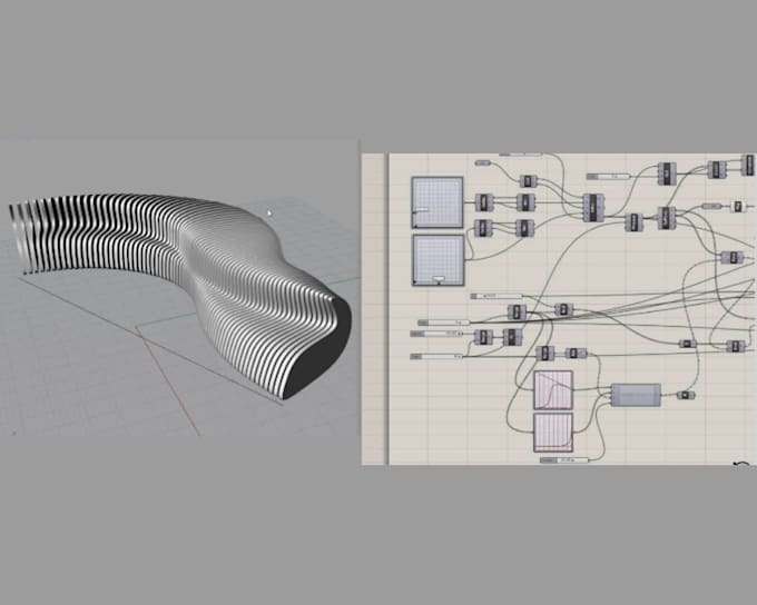 do 3d models or parametric architecture design in rhino grasshopper, revit