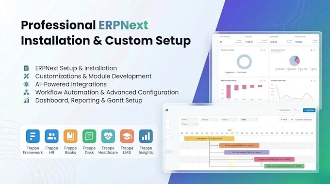 customize and develop erpnext with frappe framework