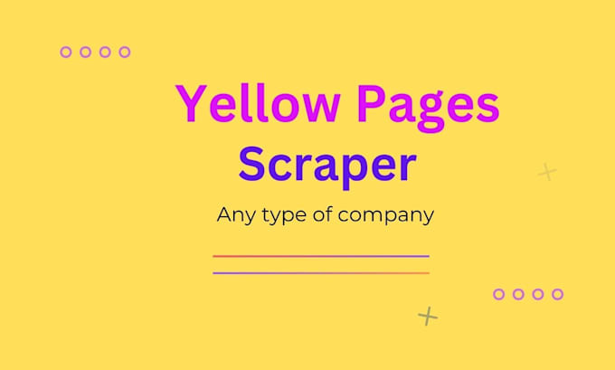do yellow page scraper for targeted business data