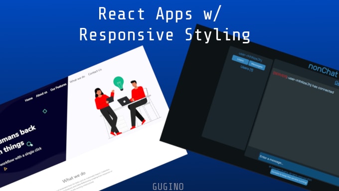 Create a react web application by Gugino | Fiverr