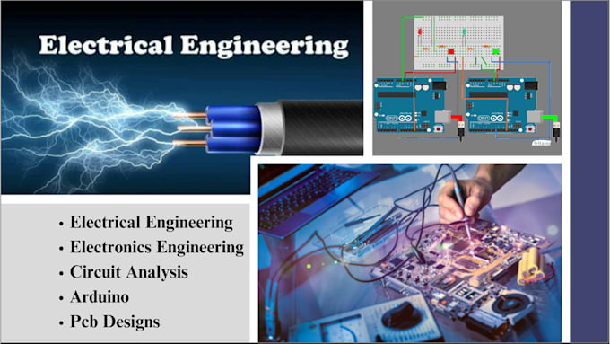 do electrical and electronics engineering, arduino,  pcb design tasks