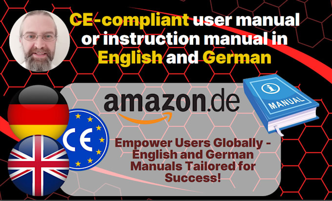design english german ce compliant amazon de user manual or instruction manual