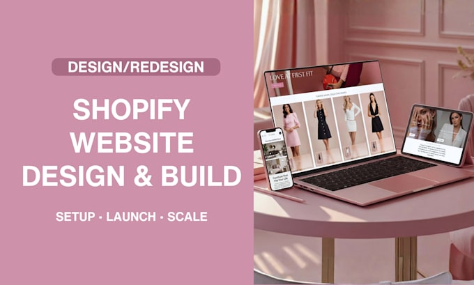 design or redesign a shopify store or create shopify website