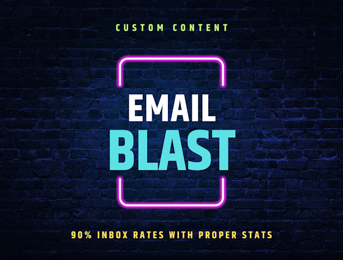 send mass emails or bulk email blast with good inbox rates