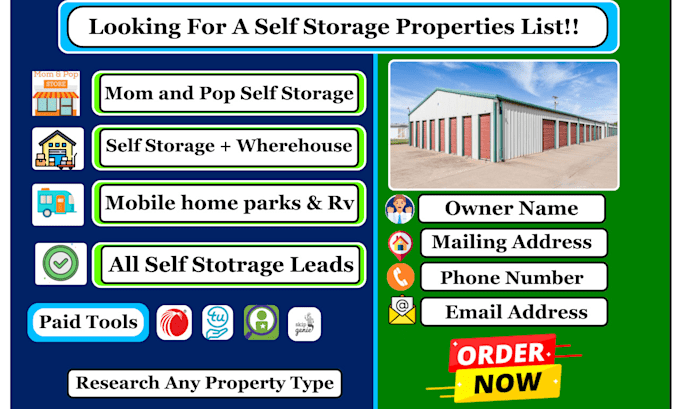 do provide mom and pop self storage complete information