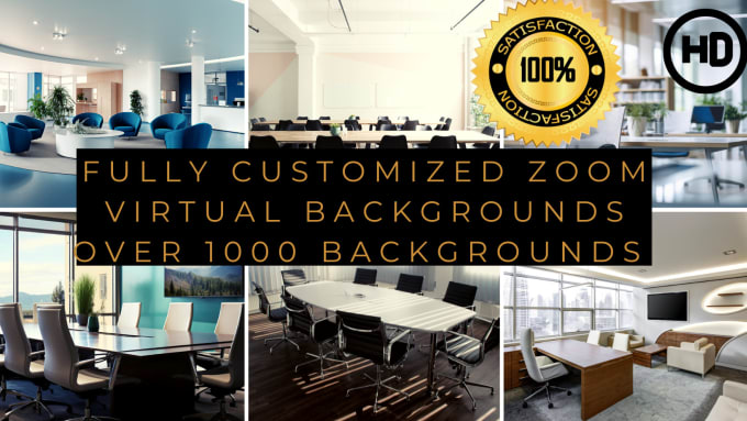 Do exclusive fully customized zoom virtual backgrounds by Chamilajh ...