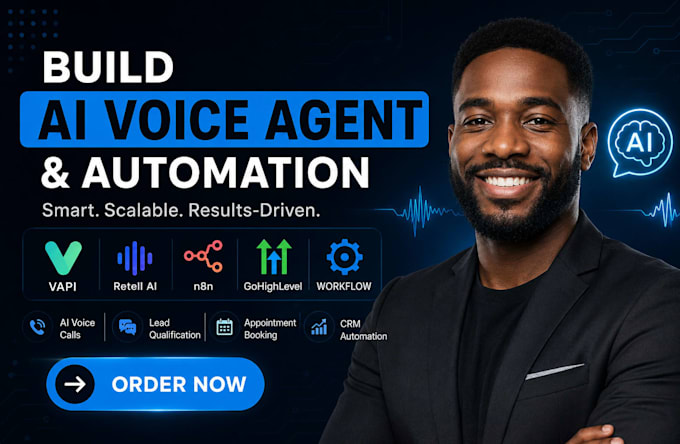 build ai voice agent vapi retell ai n8n automation gohighlevel workflow