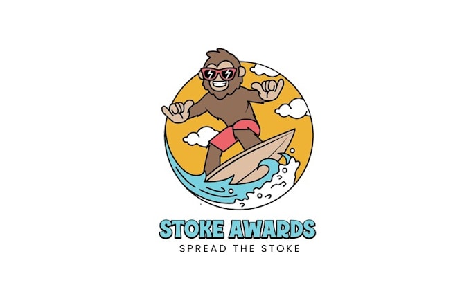 shako surf award logo design