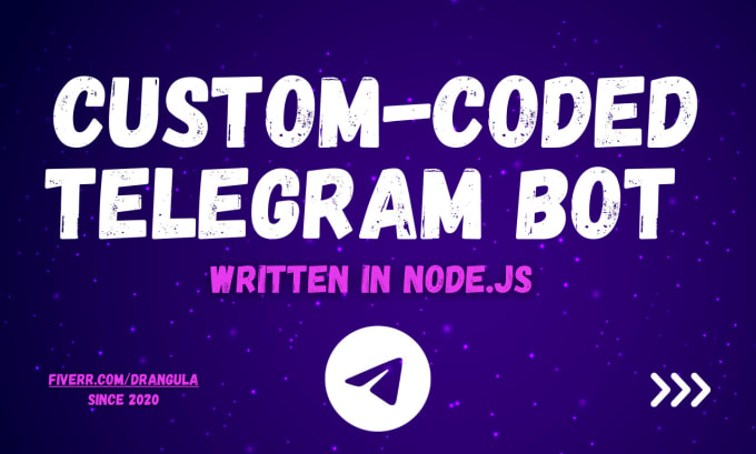 make a professional custom coded telegram bot