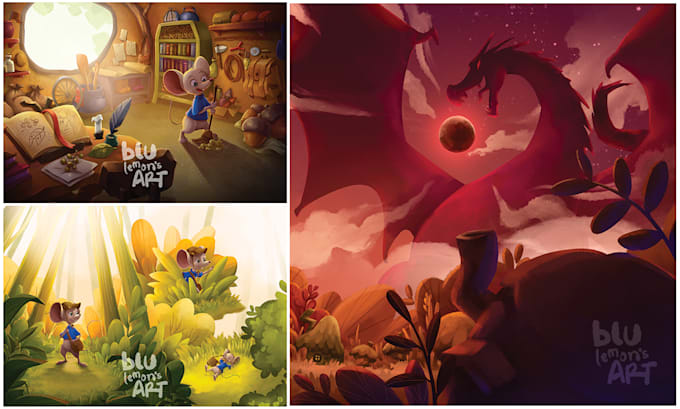 make children book illustrations