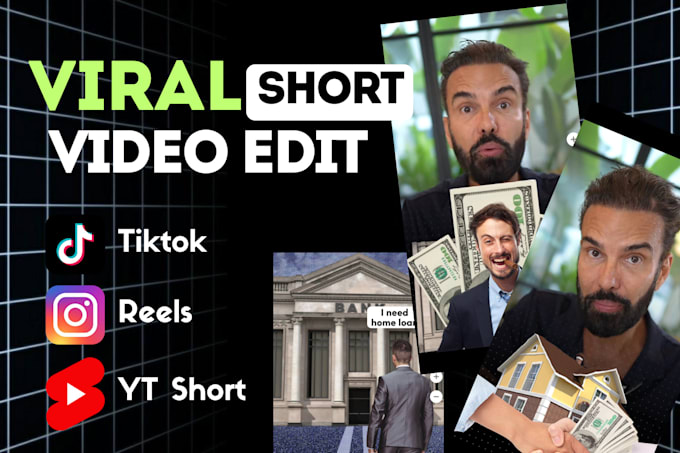 edit engaging short video for tiktok, instagram reels
