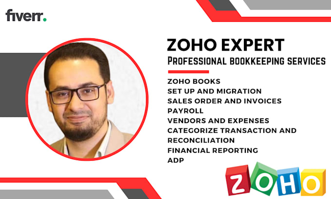 do bookkeeping in zoho for your organization