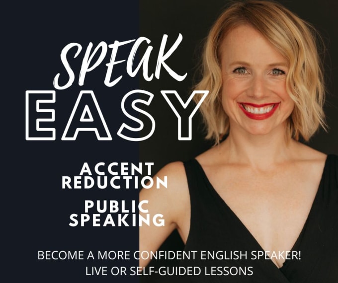 coach a 1hour accent reduction or speech class