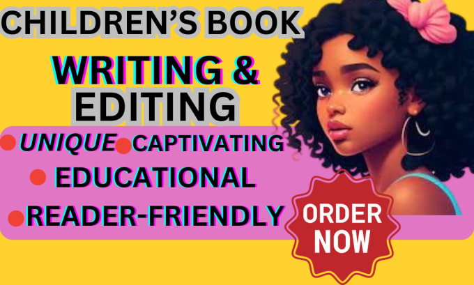 I will ghost write and edit engaging children book writing, kid moral story writer