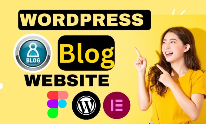 create a wordpress blogs page website design with elementor