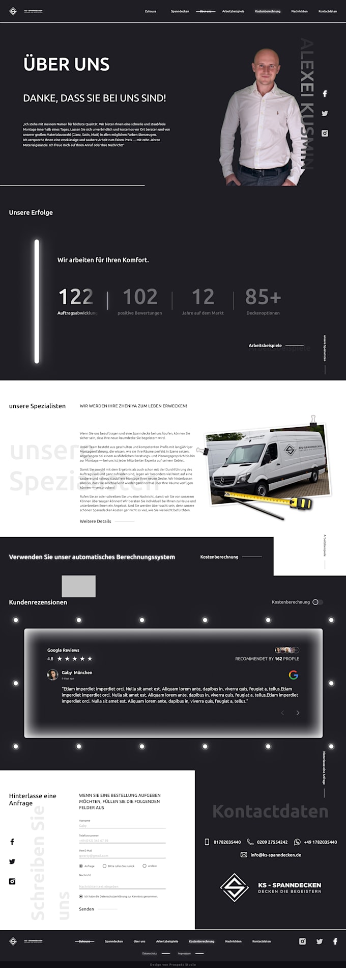 develop website from scratch