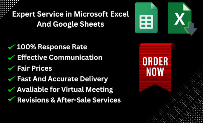 be expert in microsoft excel, google sheets, formula, macro