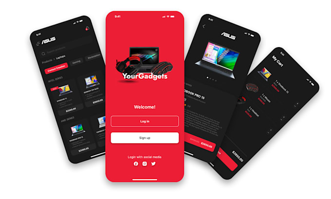 do UX UI design, wireframe for your mobile app or website by figma xd