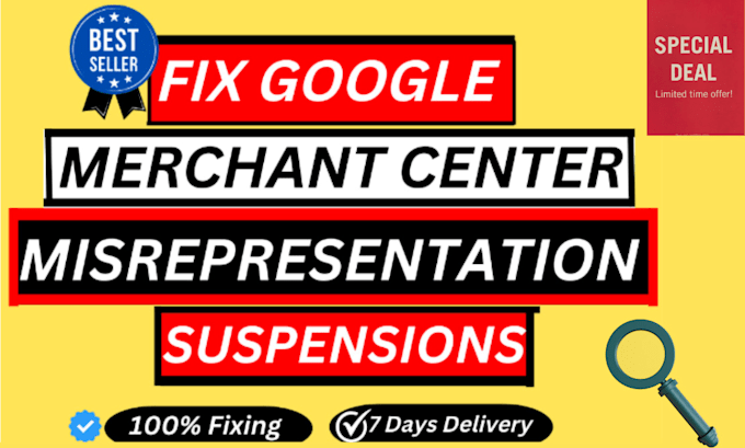 fix google merchant centre suspension and reactive gmc