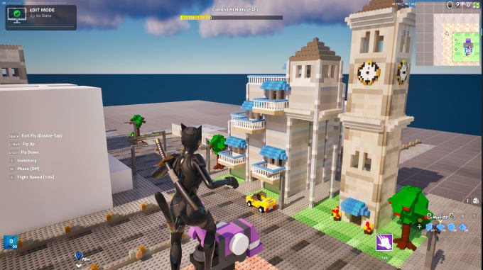 Create stylized 3d fortnite uefn creative map environment by