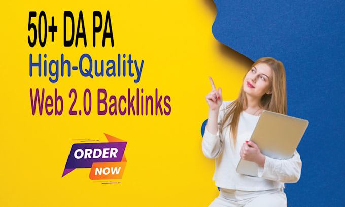 create high quality web 2 0 dofollow  backlinks
