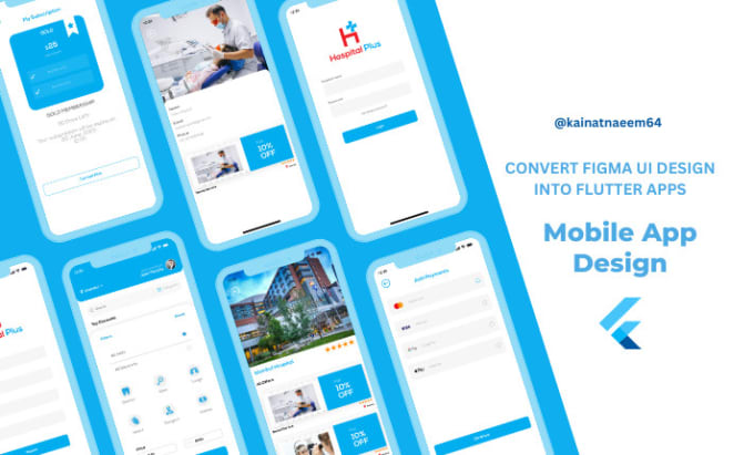 Design flutter apps, flutter ui, convert figma to flutter by ...