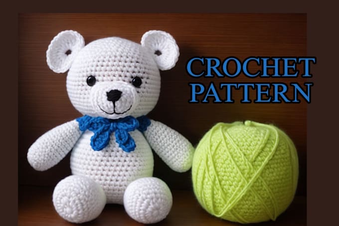 write crochet amigurimi pattern, translate crochet pattern